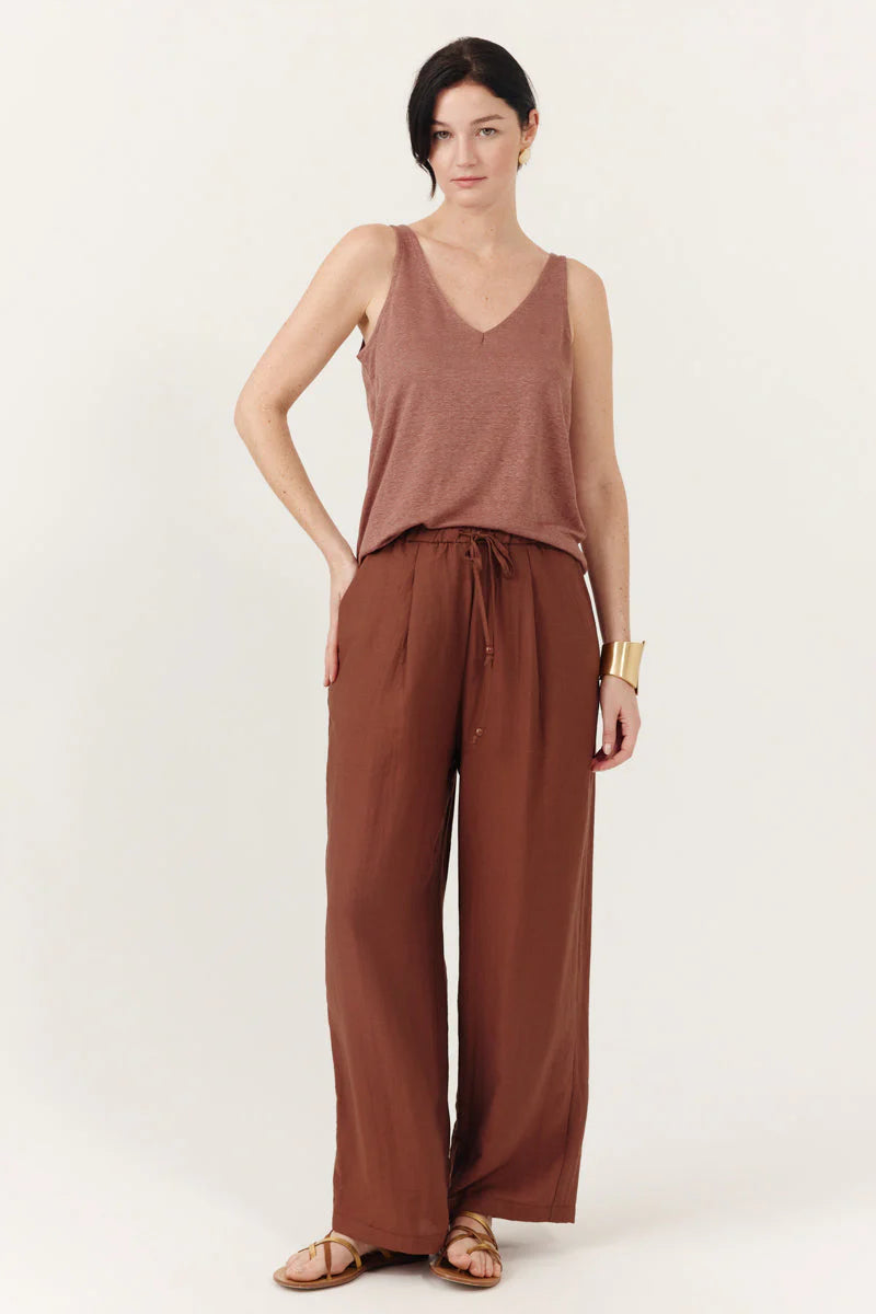 Top OLVIANE Brown