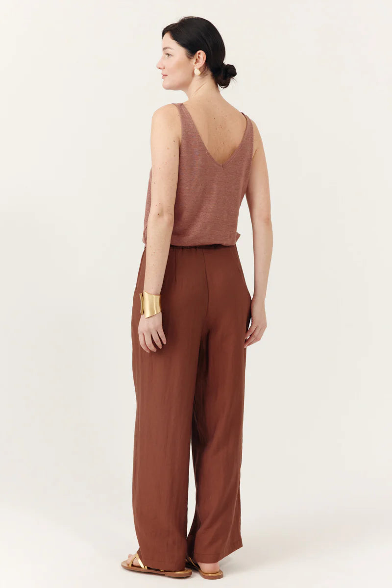 Top OLVIANE Brown