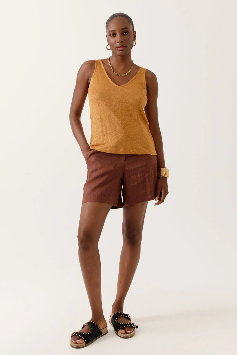 Top OLVIANE Caramel