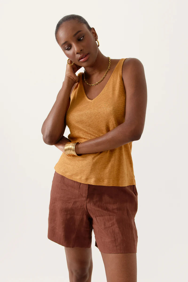 Top OLVIANE Caramel