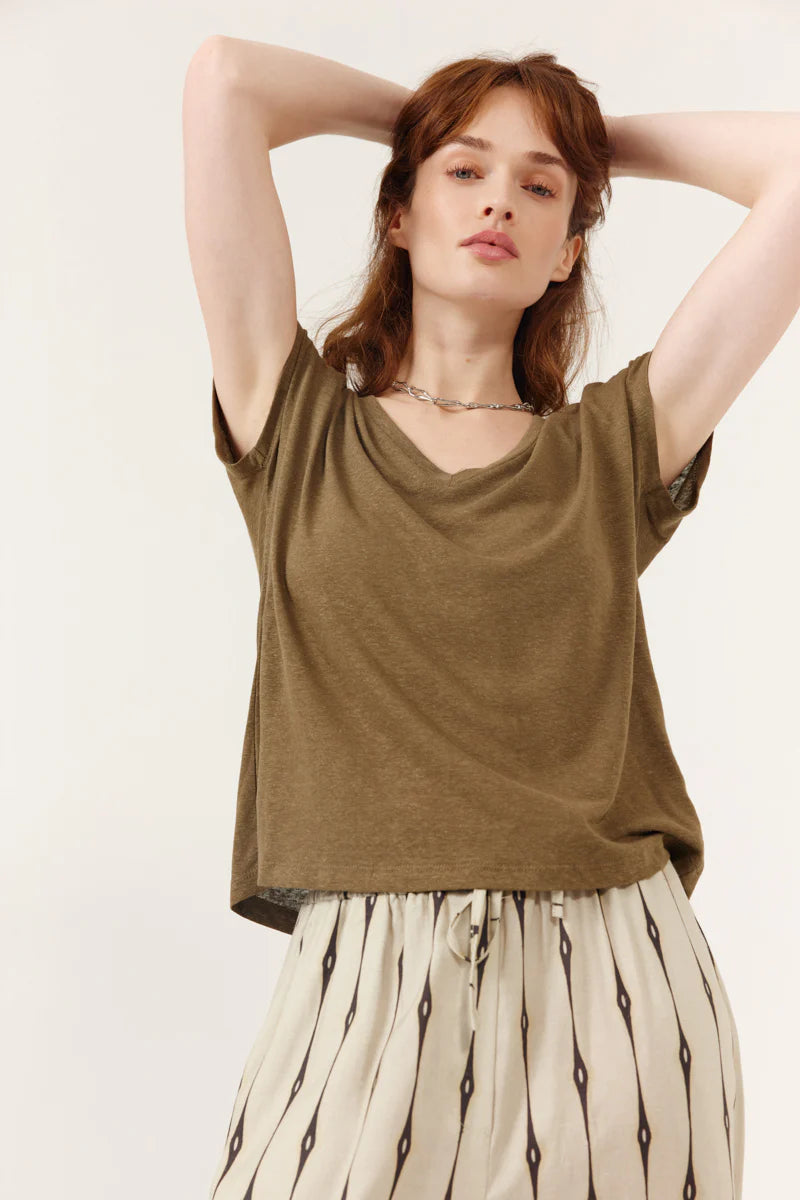Tee-Shirt EVALIE Kaki