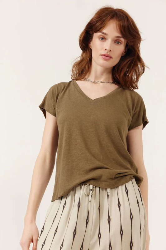 Tee-Shirt EVALIE Kaki