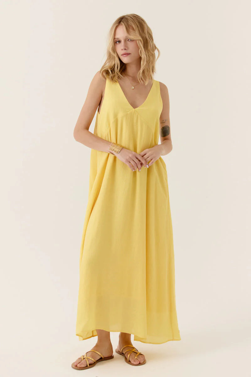 ROBE FLORESIA Yellow