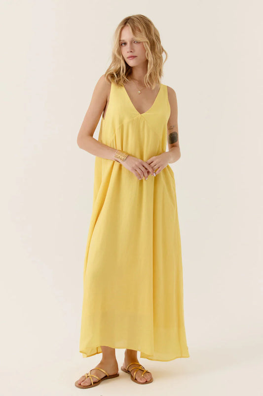 ROBE FLORESIA Yellow