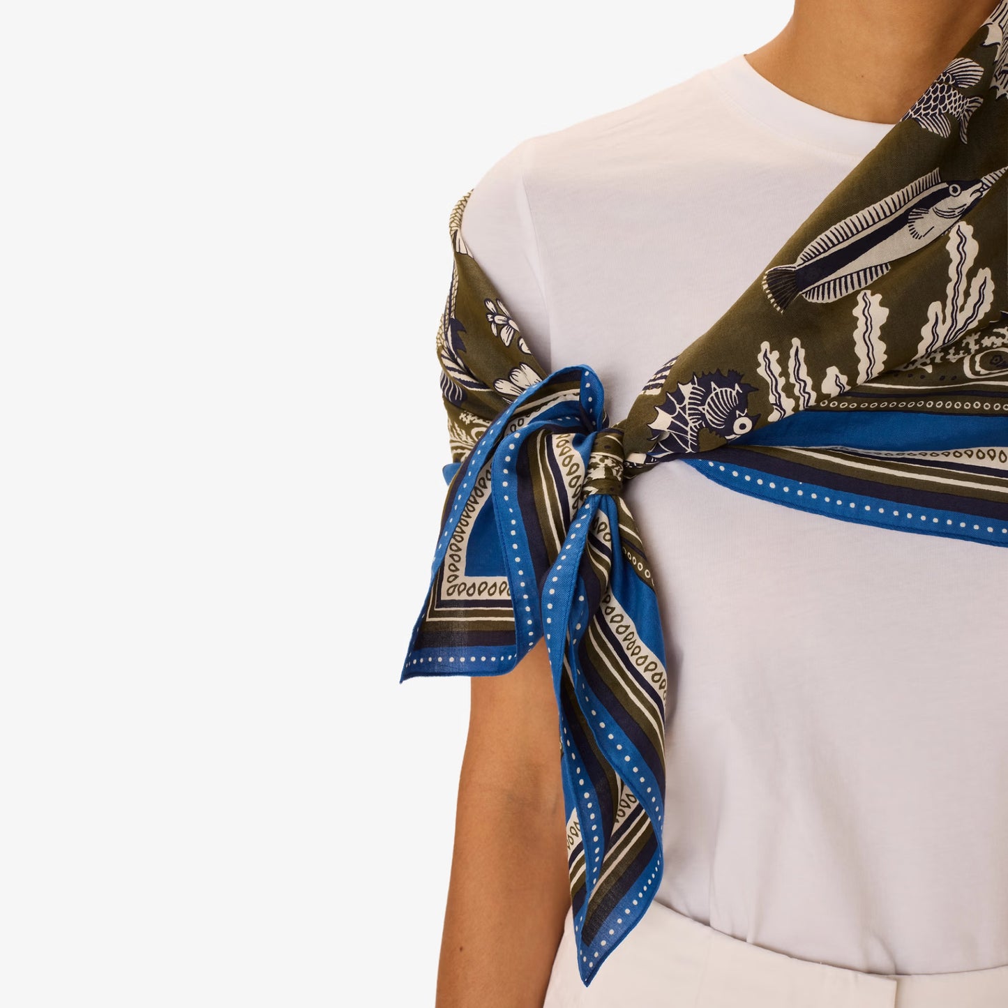 Carré 100 - Neptune - kaki