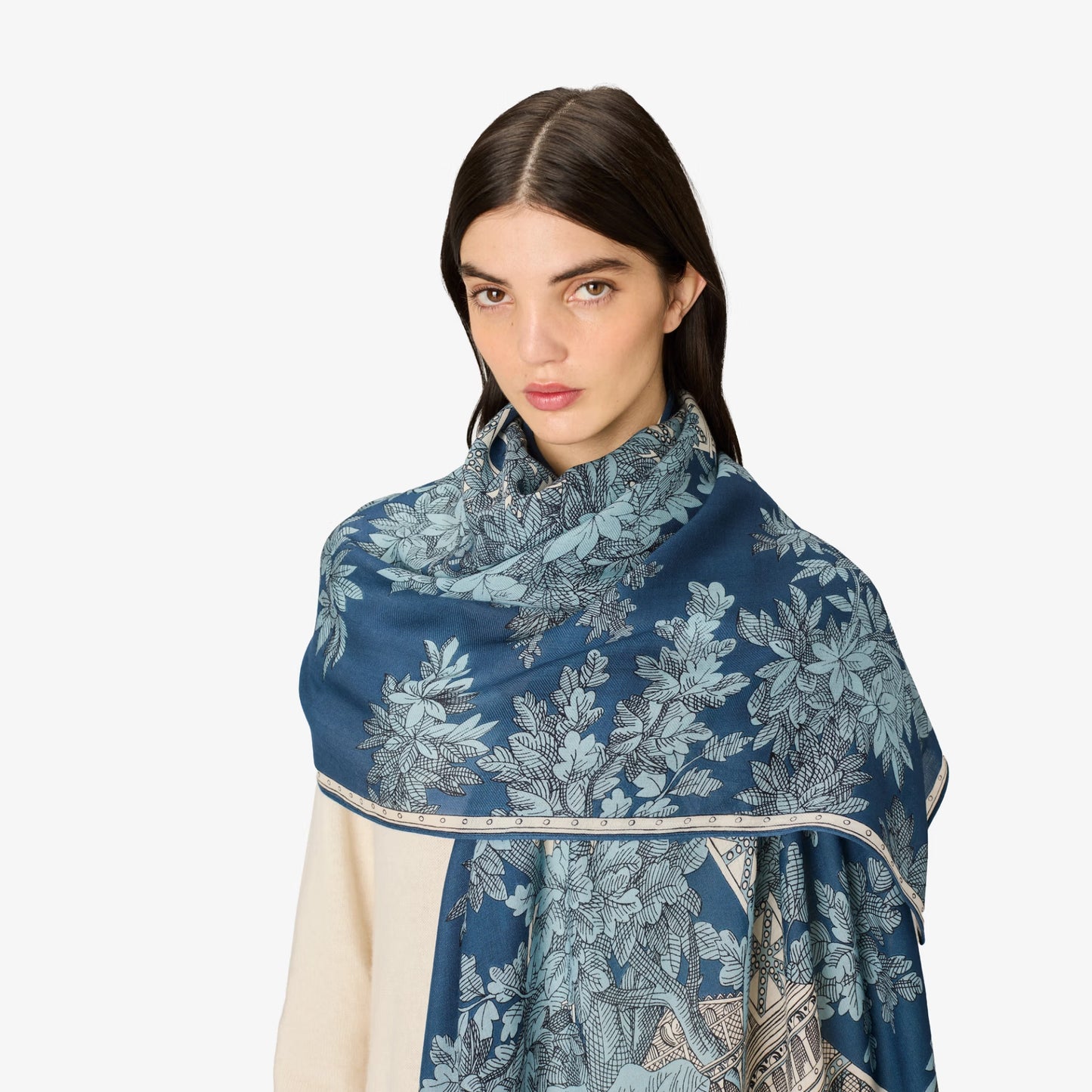 Écharpe 80 - 1889 - Bleu