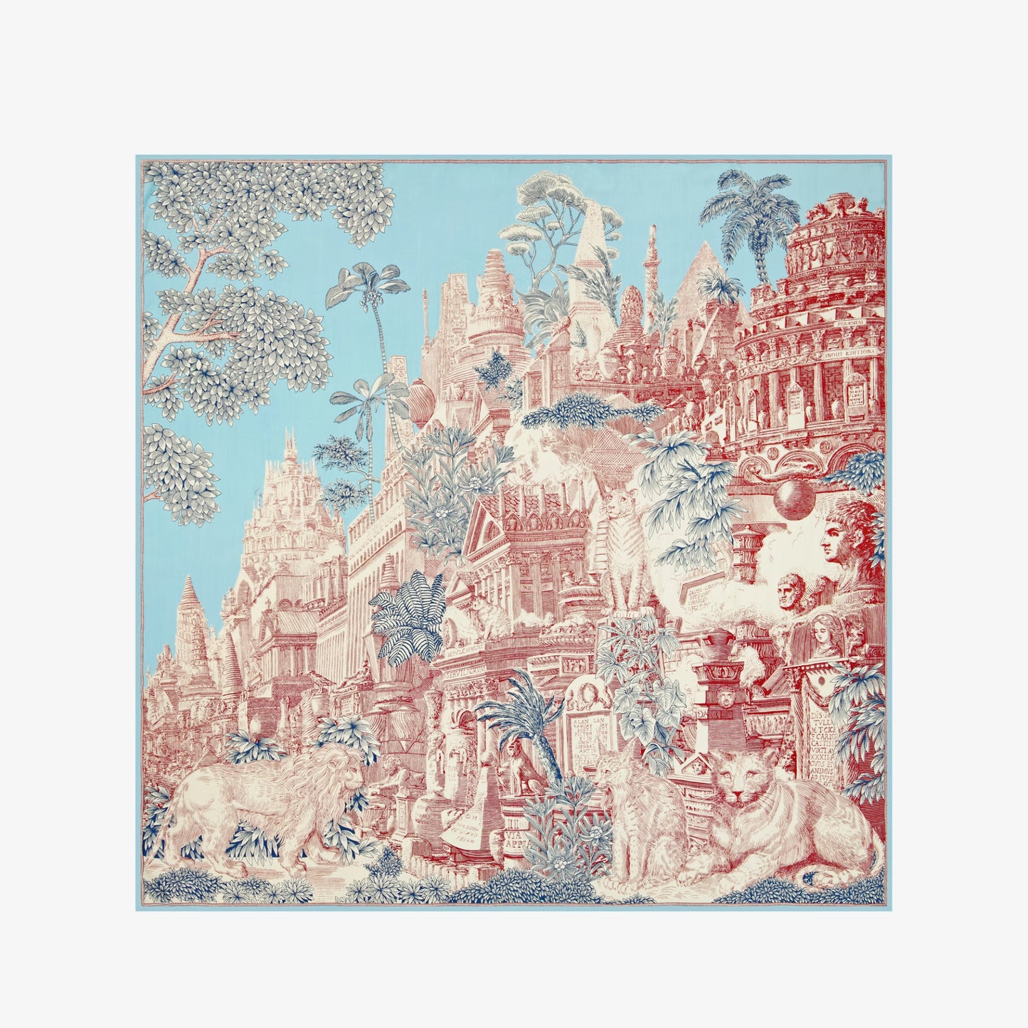 Carré 130 - Piranesi - Turquoise