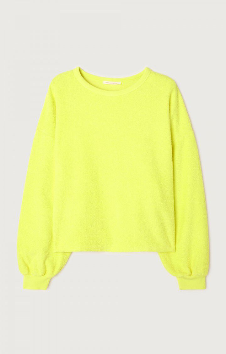 SWEAT FEMME BOBYPARK JAUNE FLUO