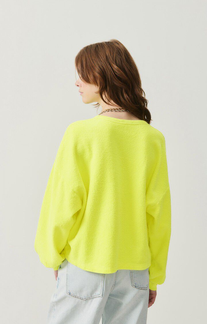 SWEAT FEMME BOBYPARK JAUNE FLUO