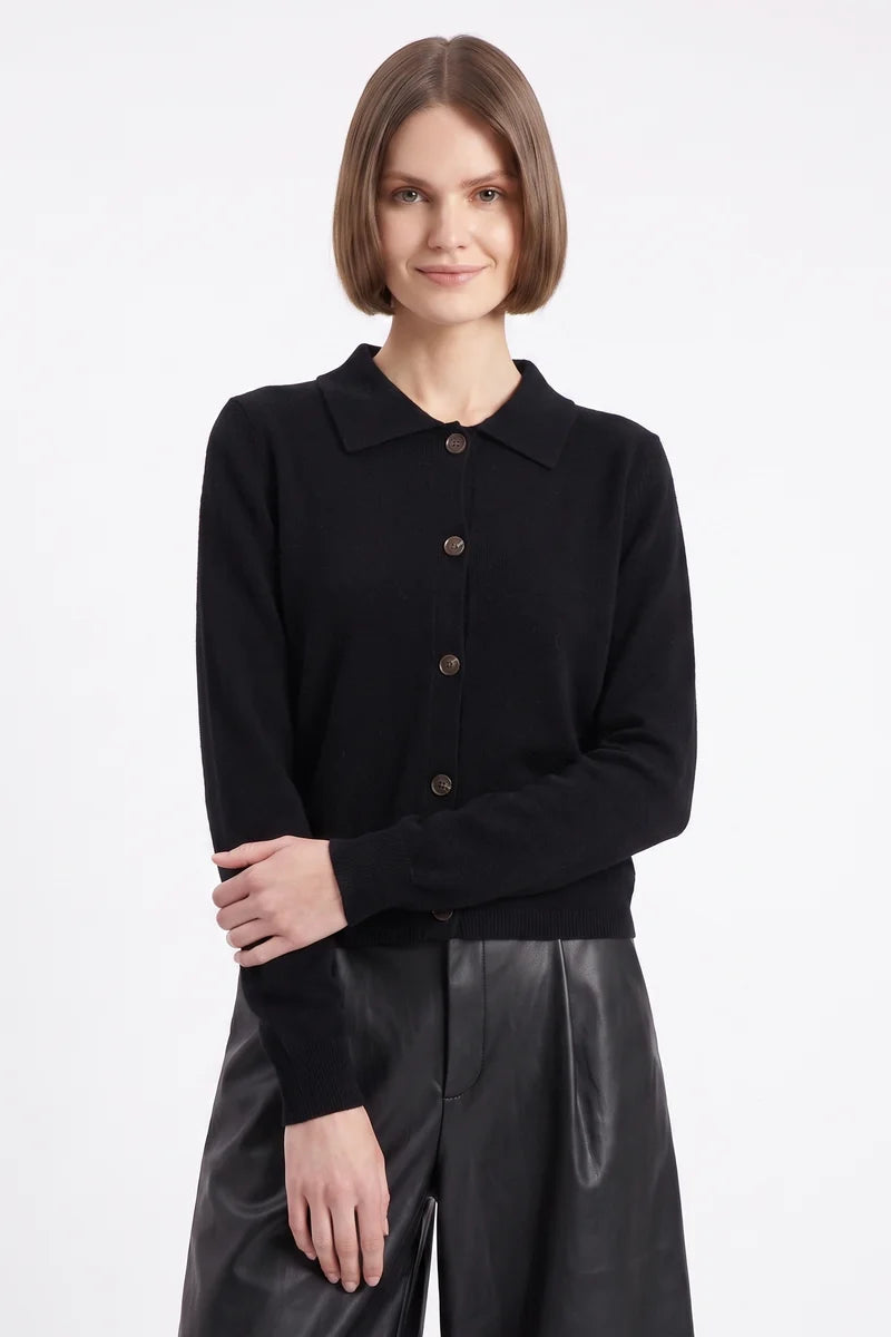 CARDIGAN GINGER Black