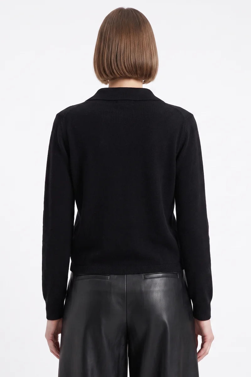 CARDIGAN GINGER Black