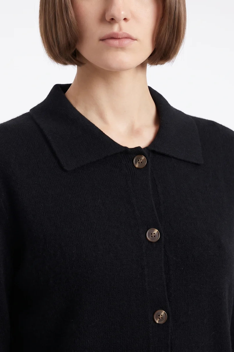 CARDIGAN GINGER Black