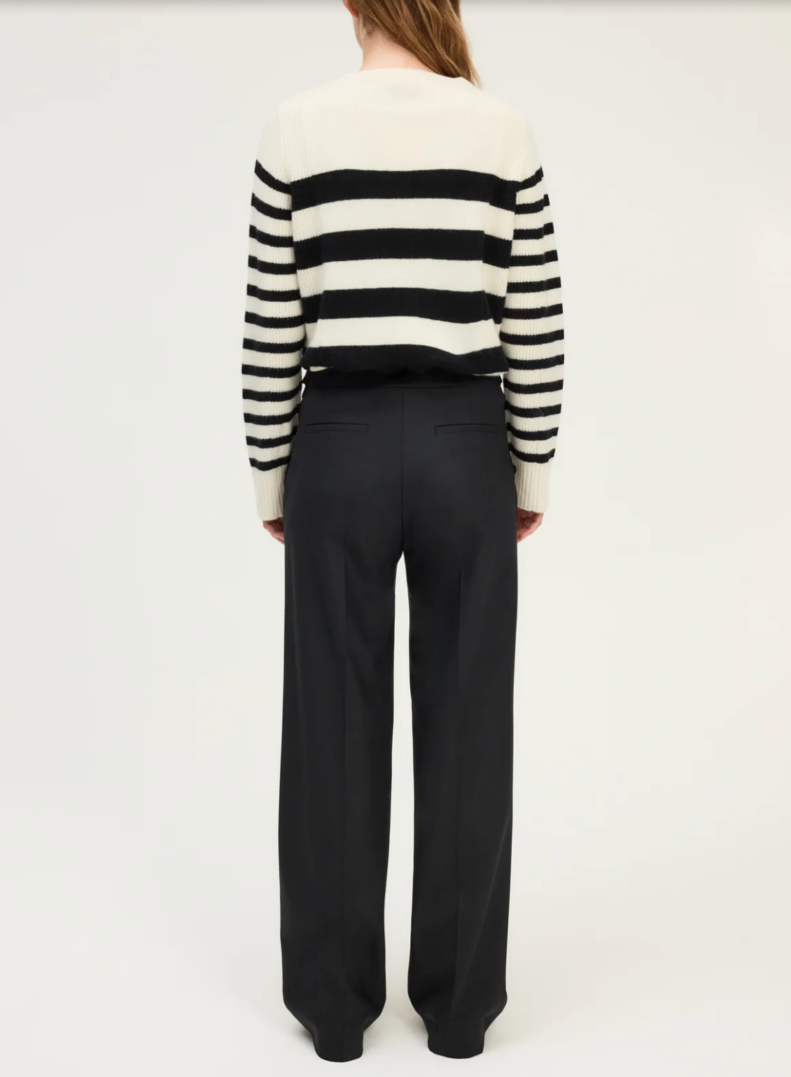 Pantalon à pont - CARLOTTA Noir