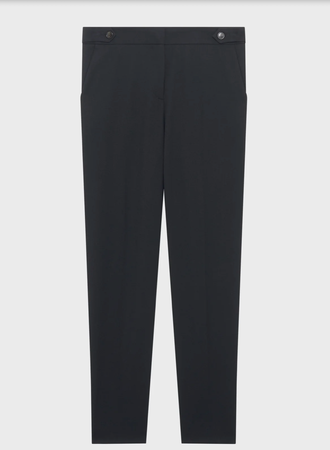 Pantalon slim de tailleur - CHARLOTTE Noir