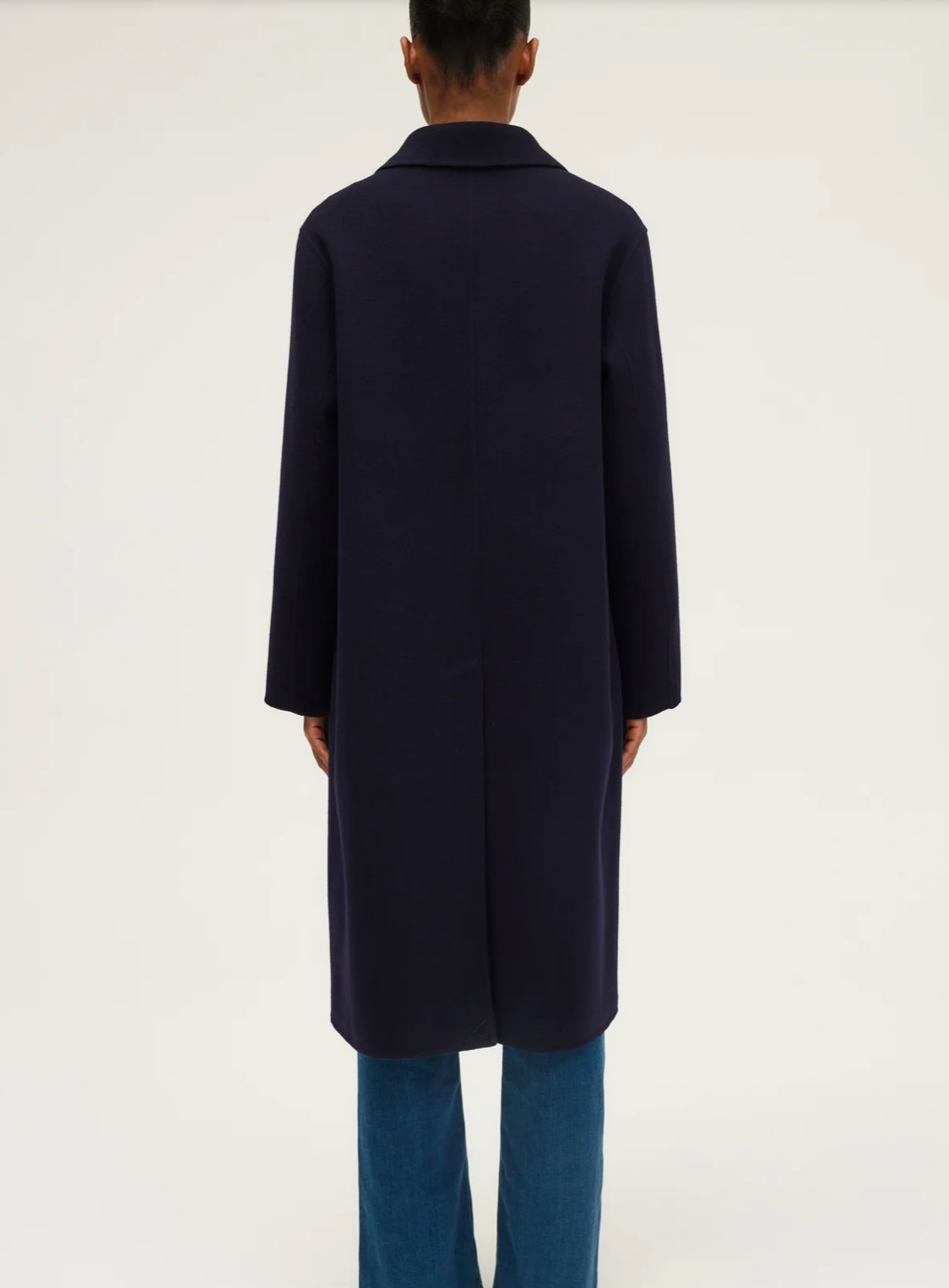 Manteau long à boutons dorés - MARISOL