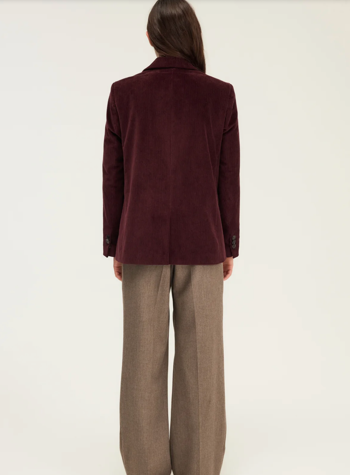 Veste en velours à côtes - NELI Bordeaux