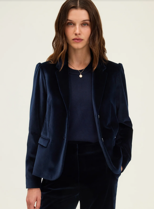 Veste de tailleur en velours ras - NATALI