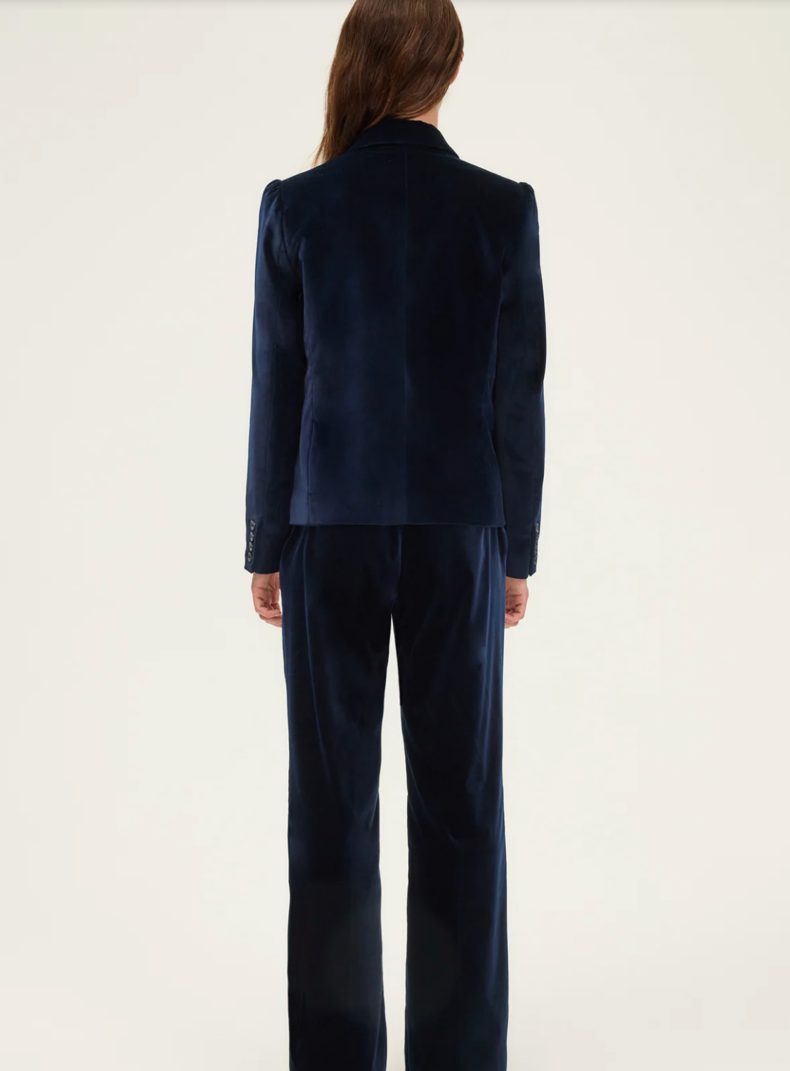Veste de tailleur en velours ras - NATALI
