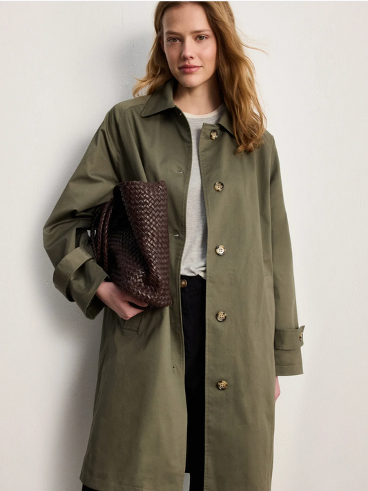 Trench droit en coton - DOMITILLE