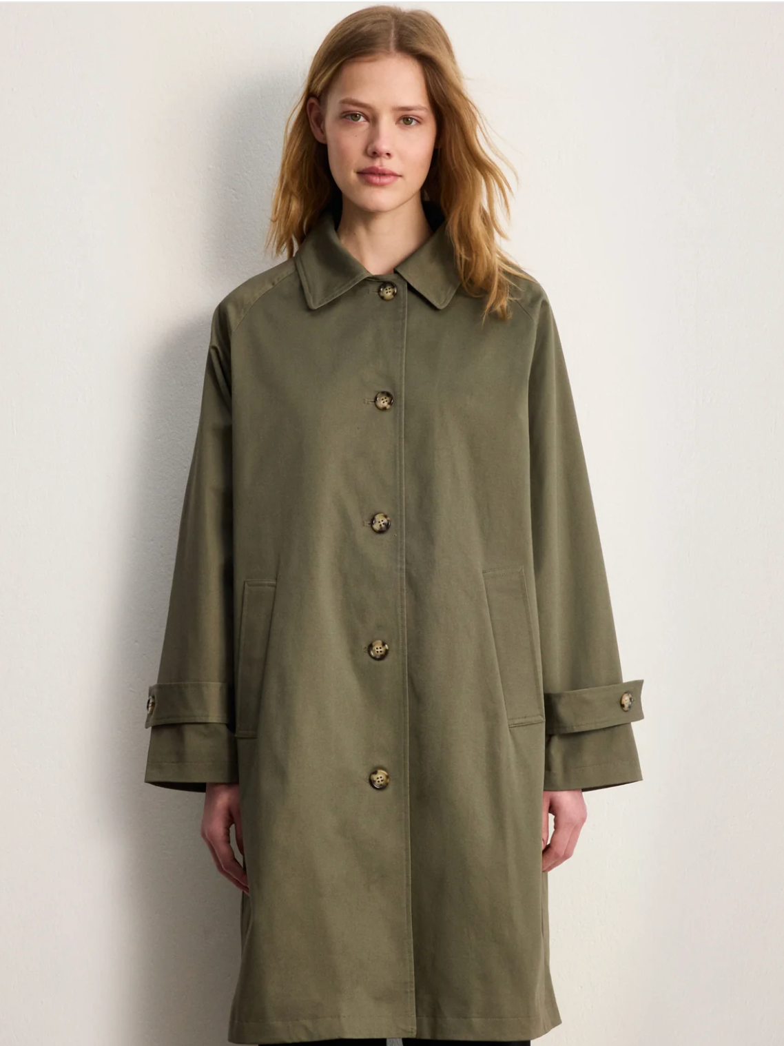 Trench droit en coton - DOMITILLE