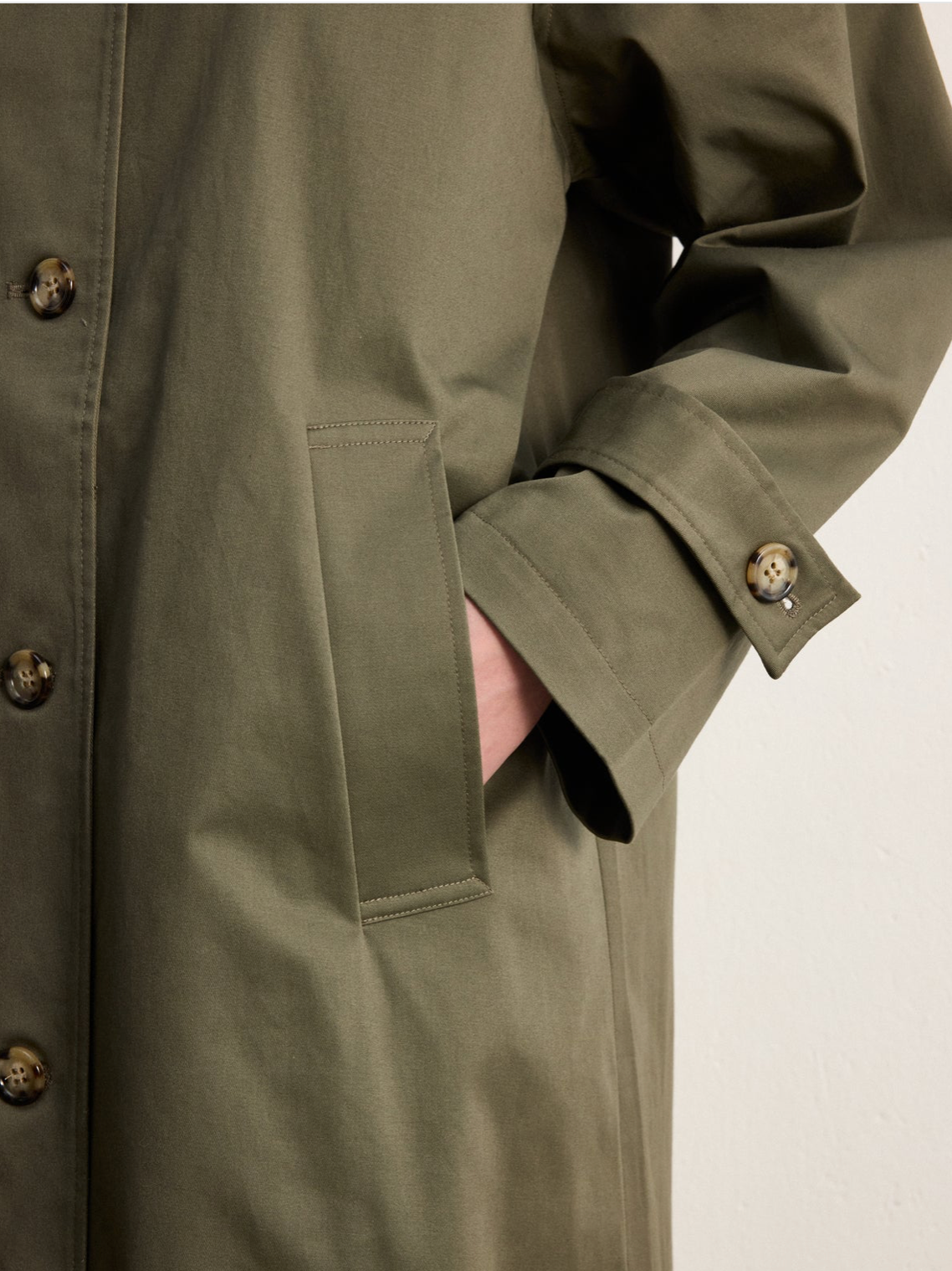 Trench droit en coton - DOMITILLE