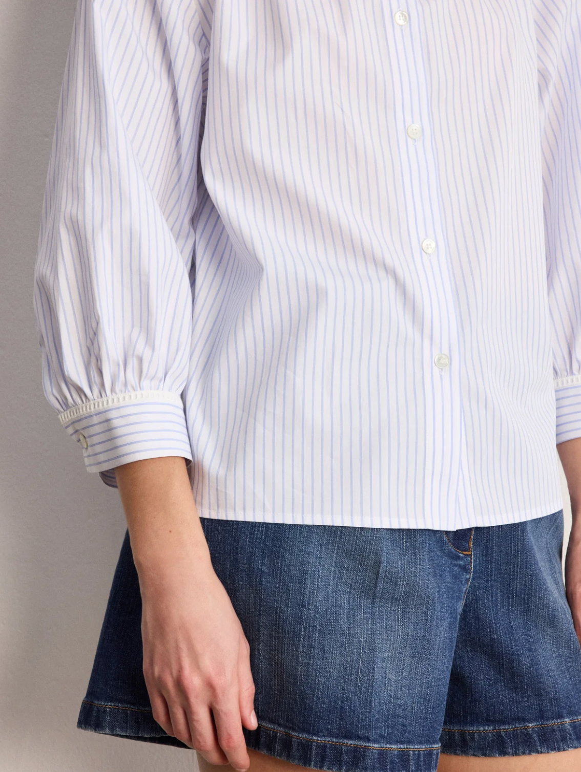 Chemise en coton à rayures - CALYPSO