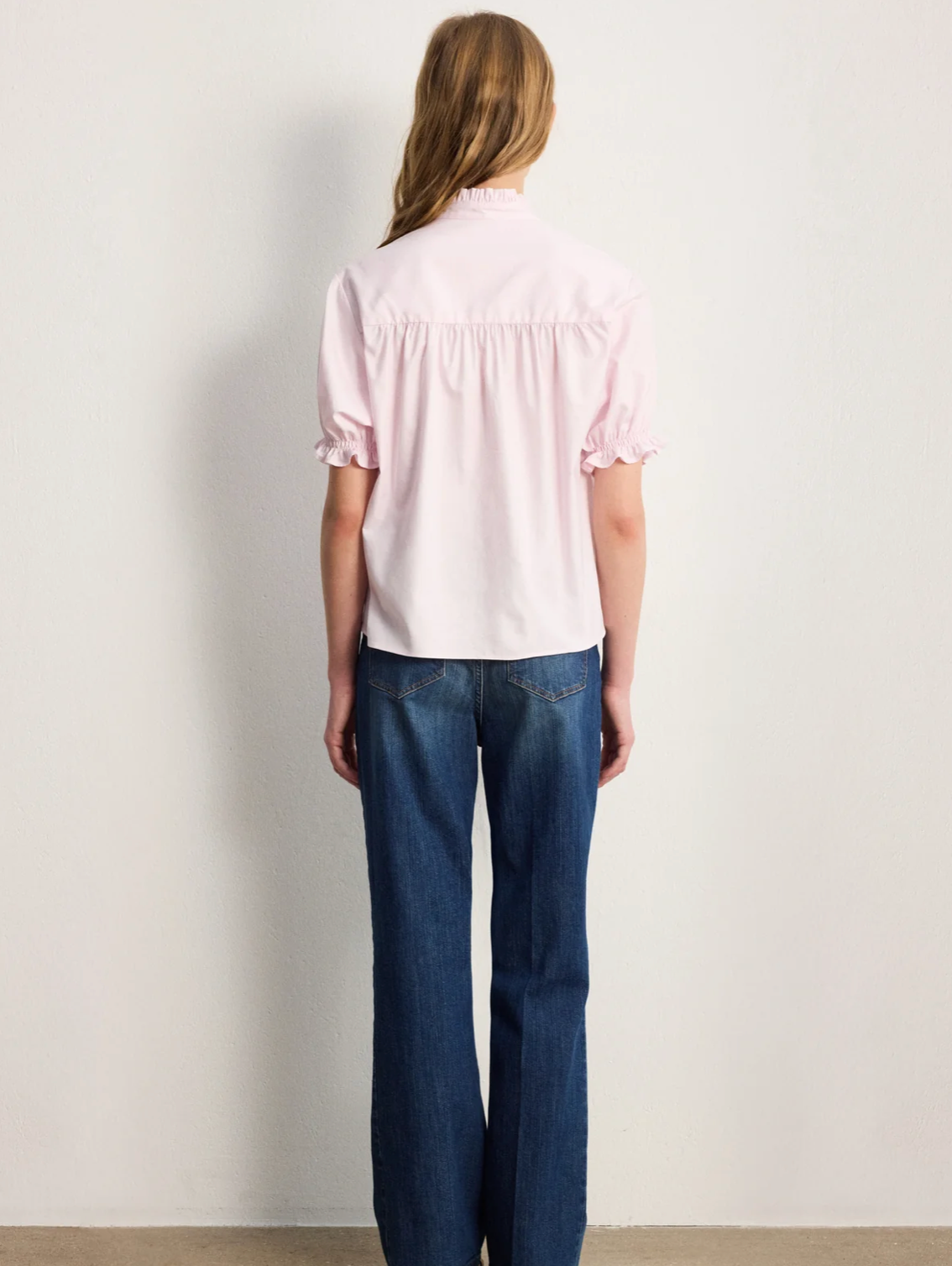 Blouse en coton à volants - CELESTINE