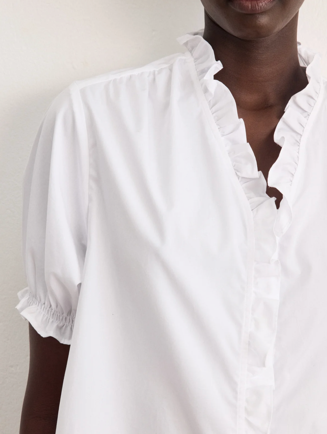 Chemise en popeline à manches courtes - ARYA