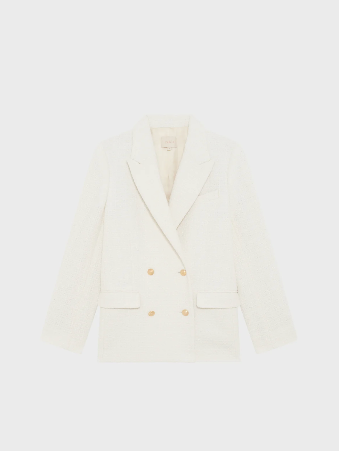 Veste en tweed à boutonnage croisé - MARJOLIE