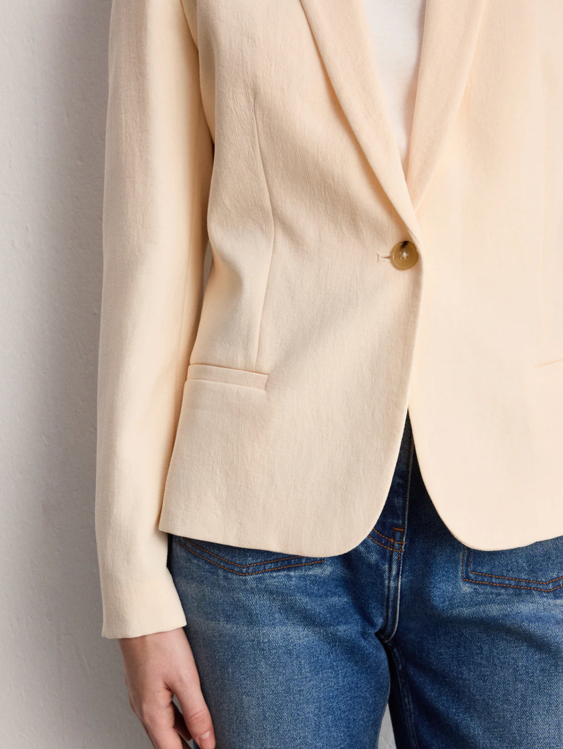 Veste de tailleur en crêpe - MALIAH