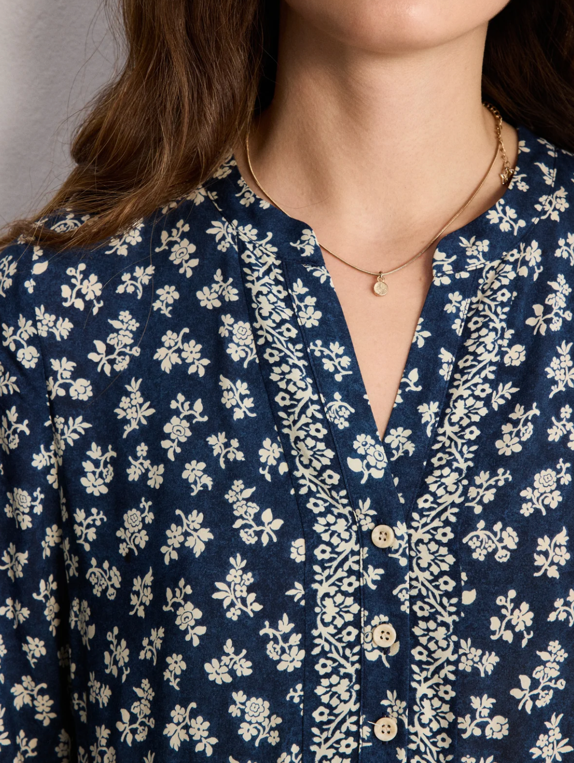 Robe courte et droite à fleurs - AUGUSTA