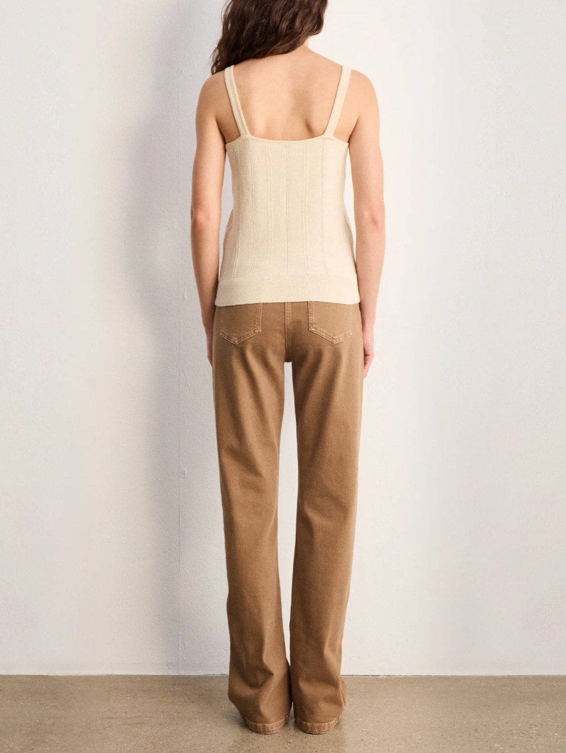 Top en coton et soie à lurex - LUNA