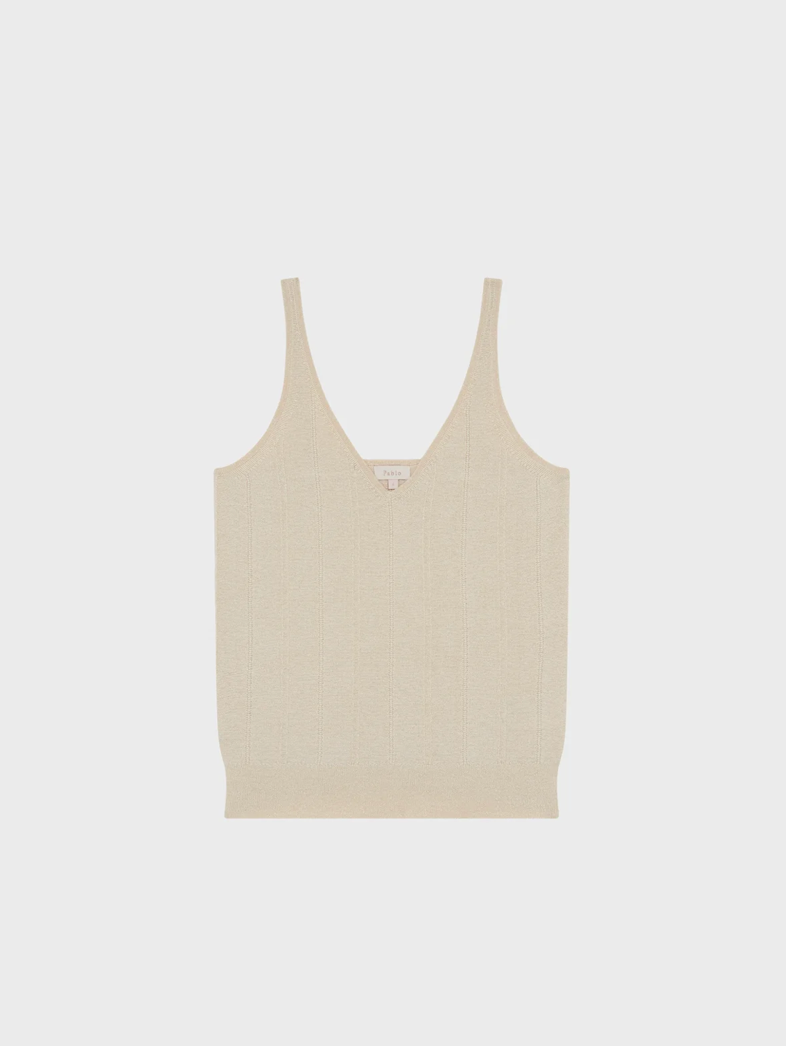 Top en coton et soie à lurex - LUNA