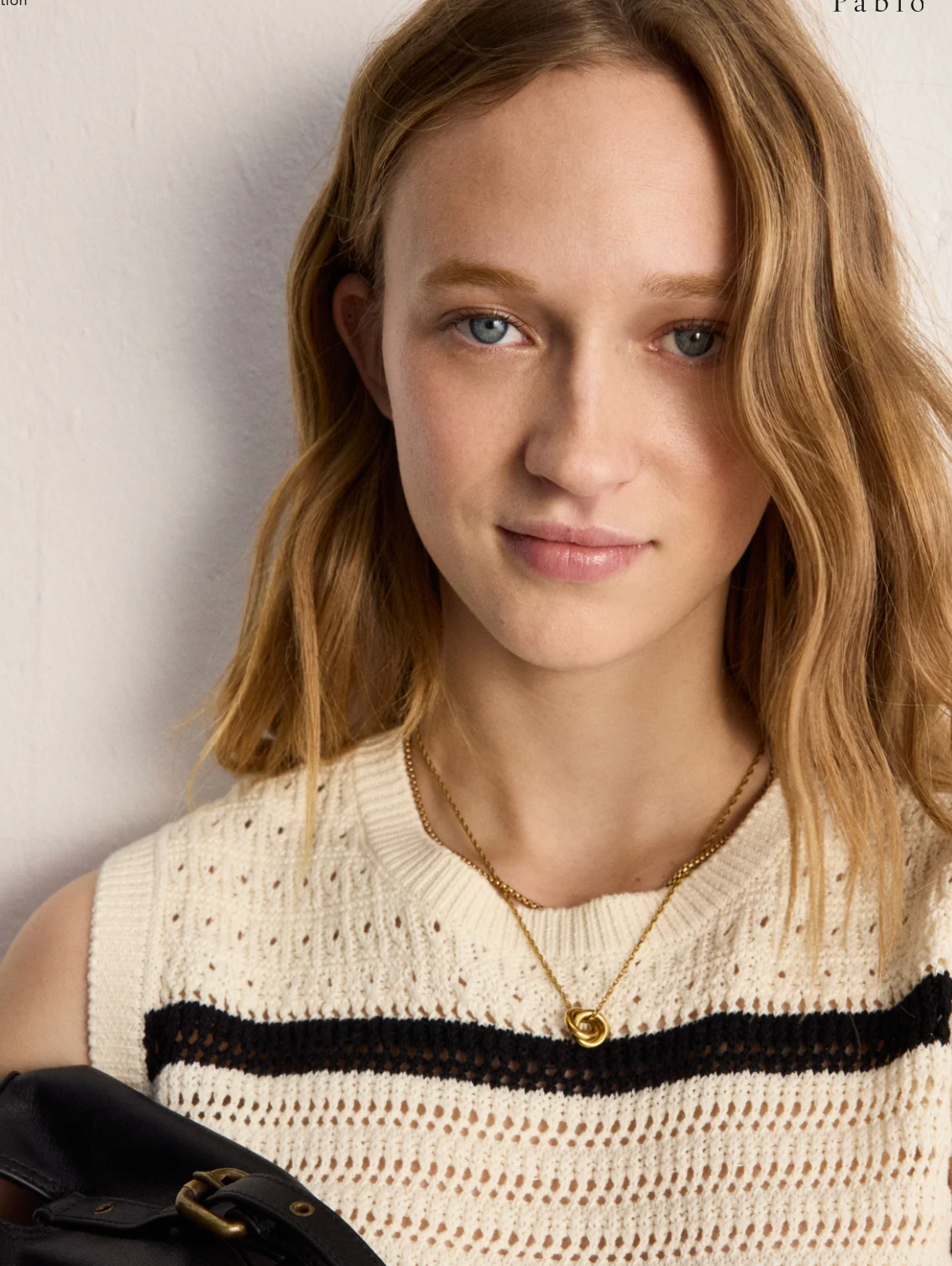 Top en crochet à rayures - LORYNE