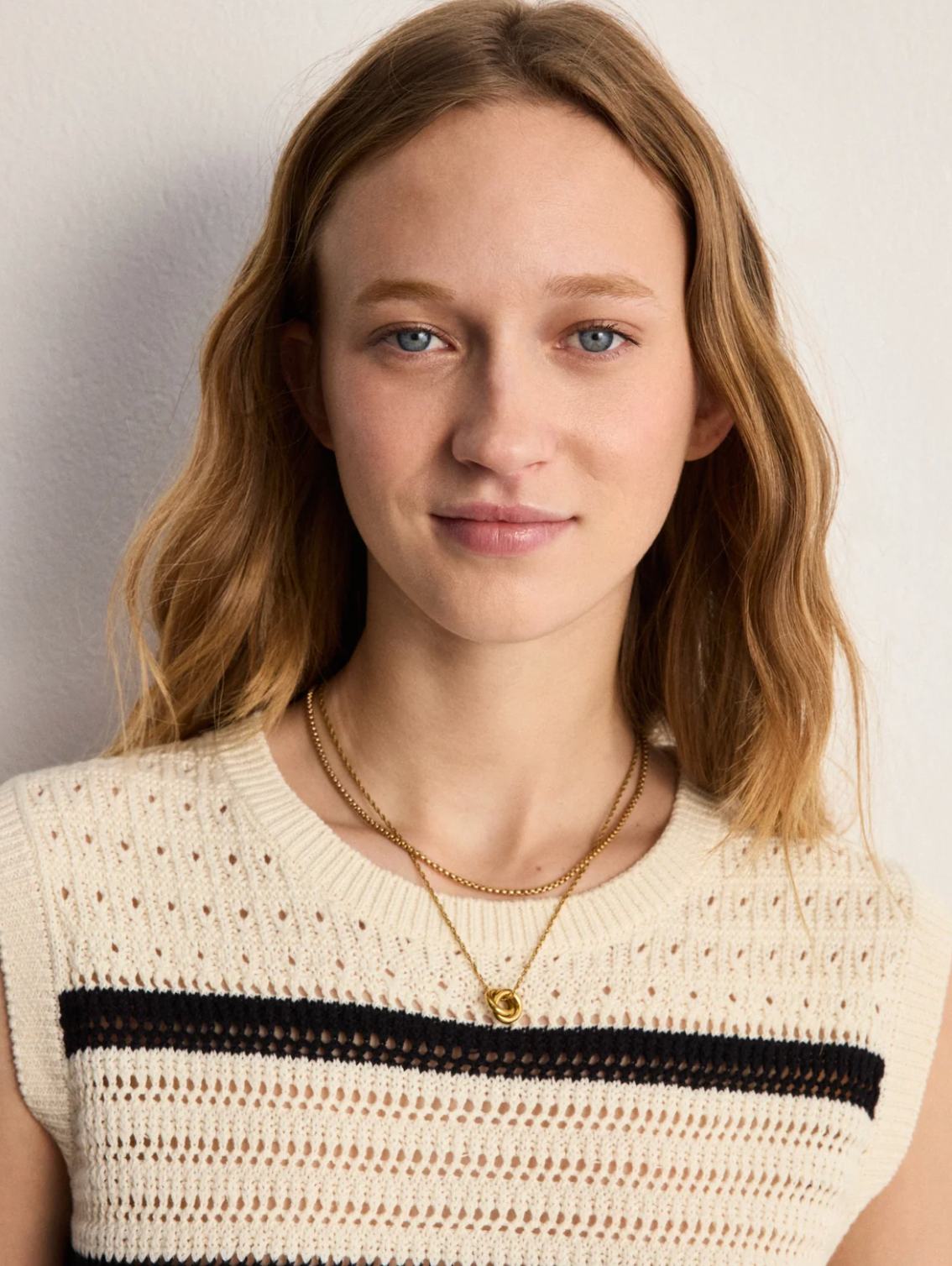 Top en crochet à rayures - LORYNE