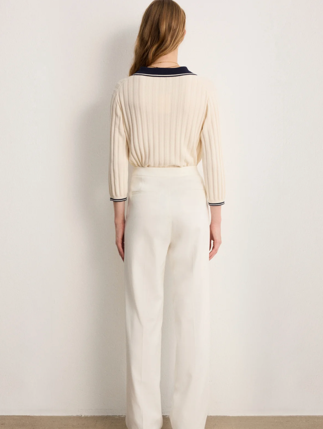 Pantalon droit à pont - BASMAT