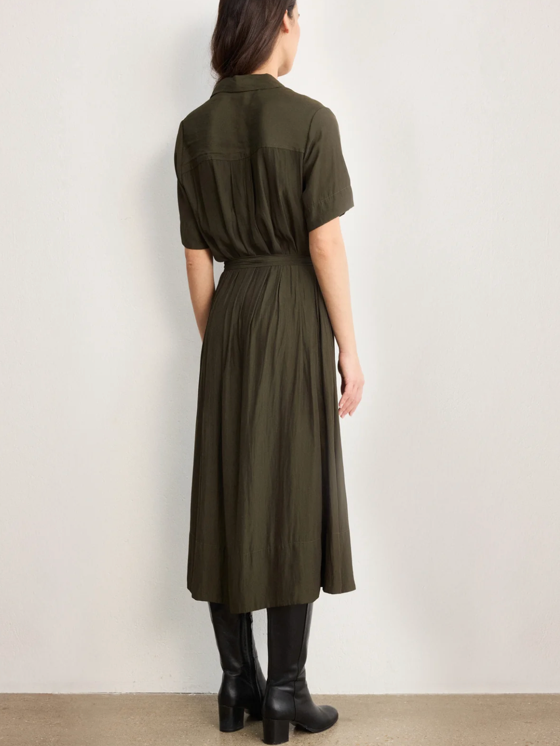 Robe chemise fluide - AMANDA