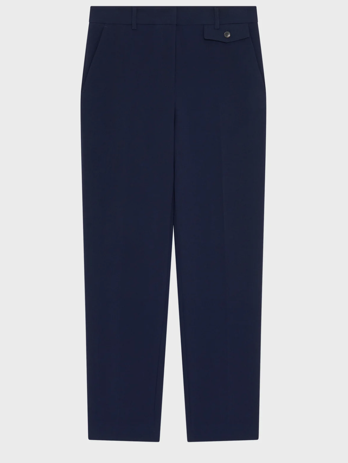 Pantalon ajusté de tailleur en crêpe - BIBALEE