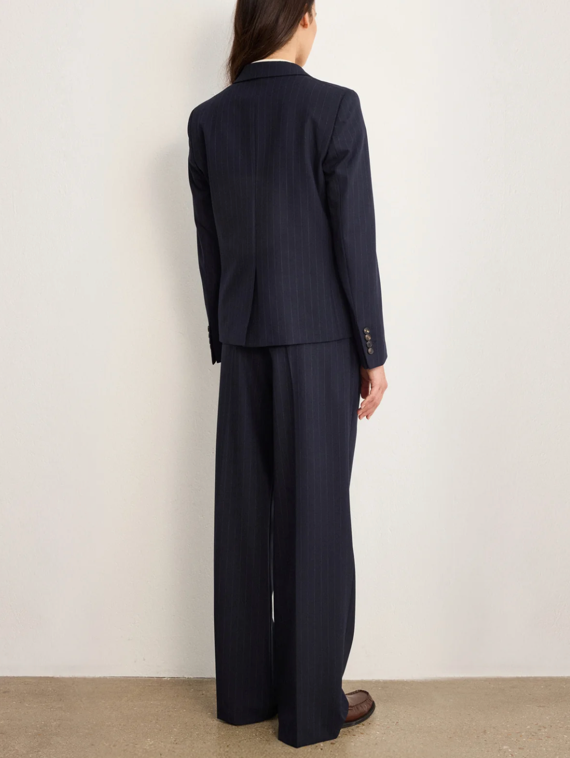 Veste de tailleur à fines rayures - MARYLINE