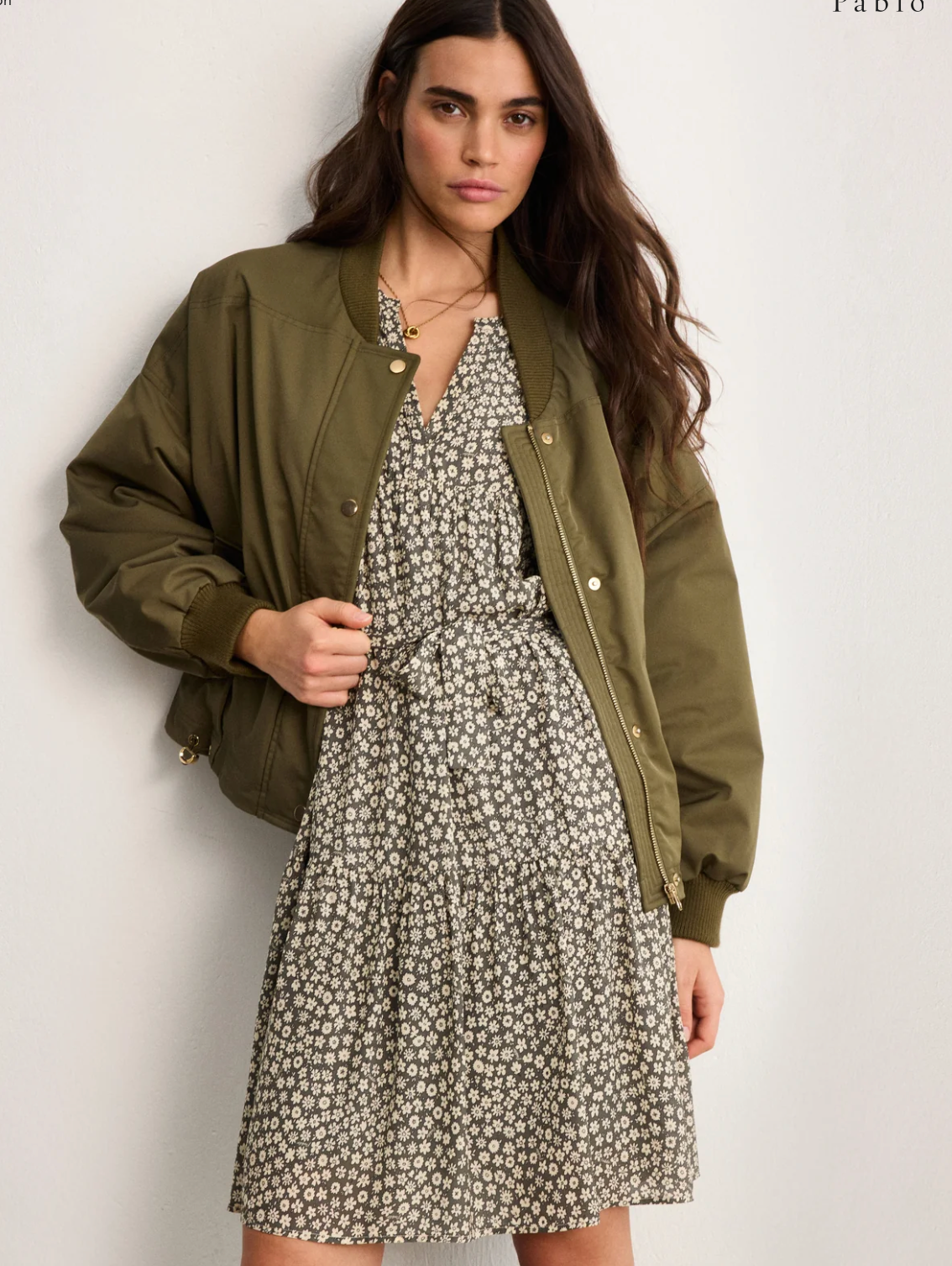 Robe courte fluide à fleurs - ARSENE