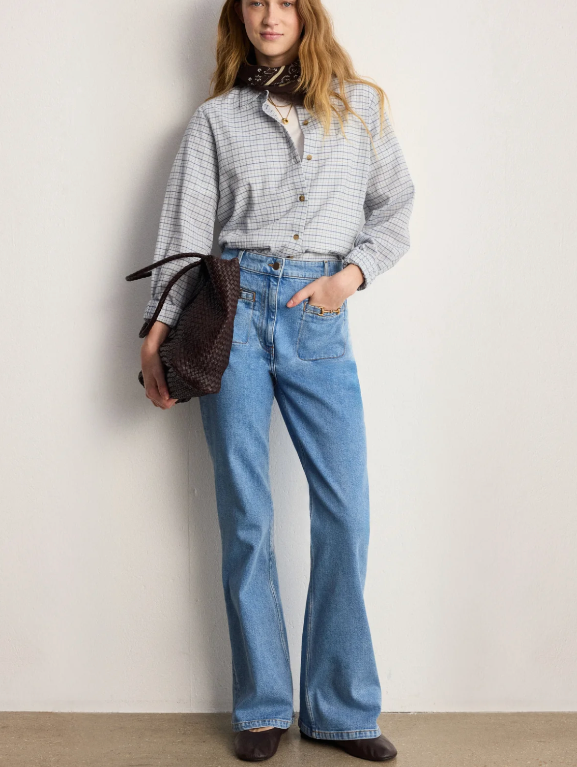 Jean bootcut à mors - BRINA