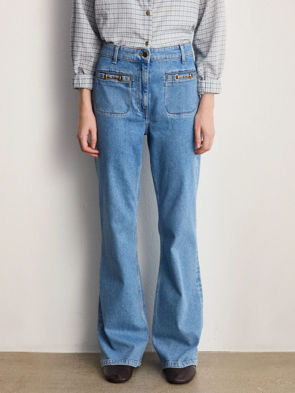 Jean bootcut à mors - BRINA