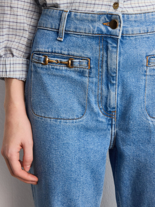 Jean bootcut à mors - BRINA