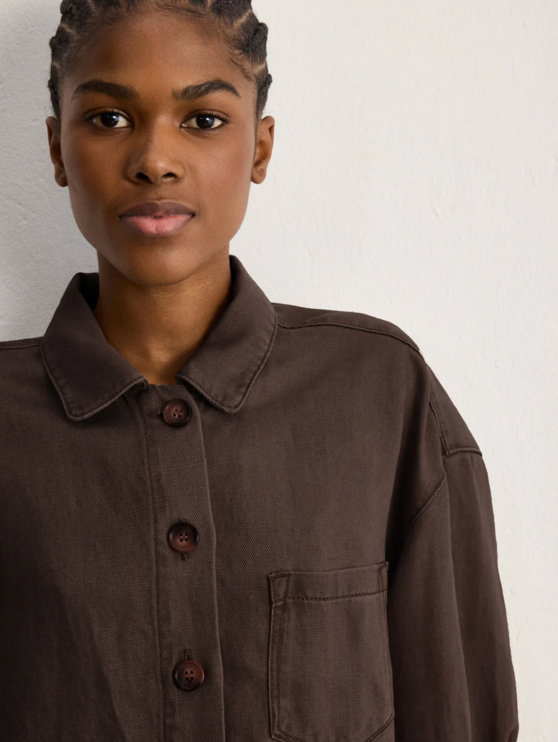 Surchemise fluide en lyocell et lin - MANELLE