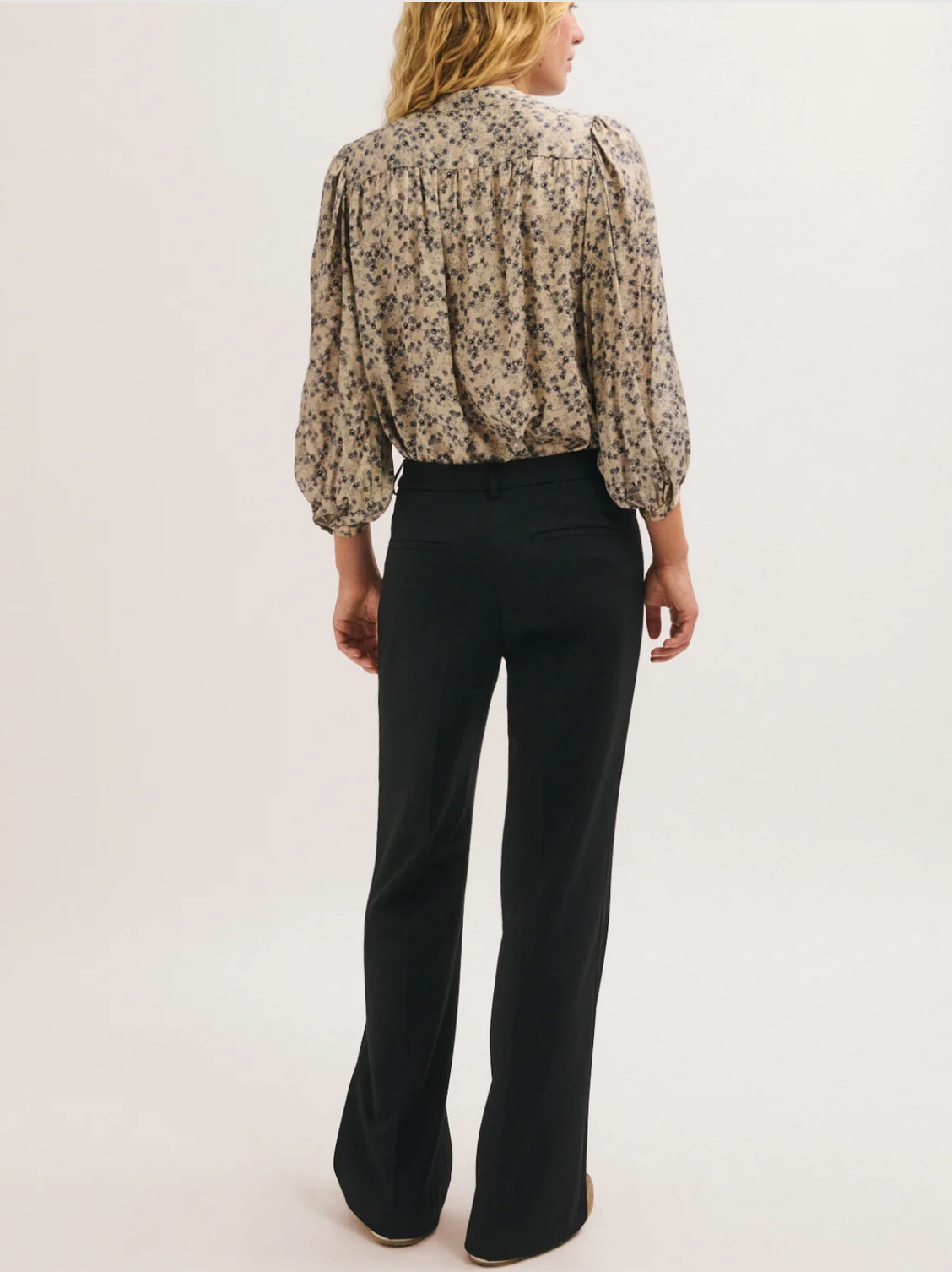 Pantalon 7/8 à boutons dorés - MERI