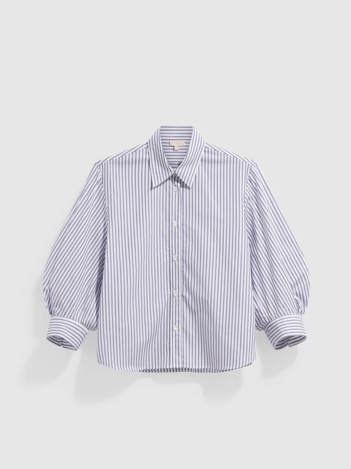 Chemise courte en popeline à rayures - LIA
