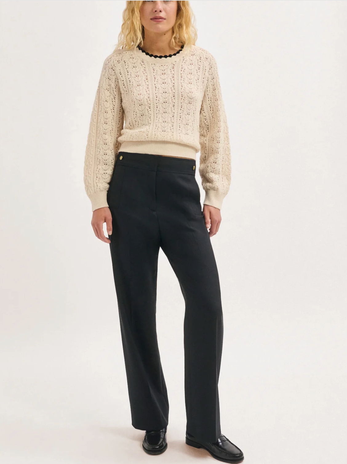 Pantalon large à pont - MAR
