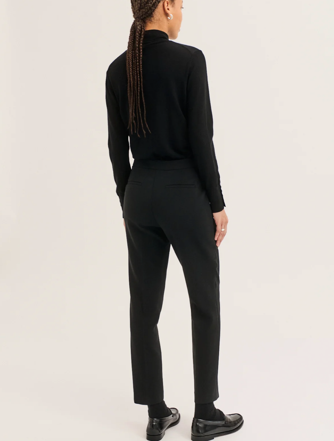 Pantalon slim de tailleur - MARIE Noir