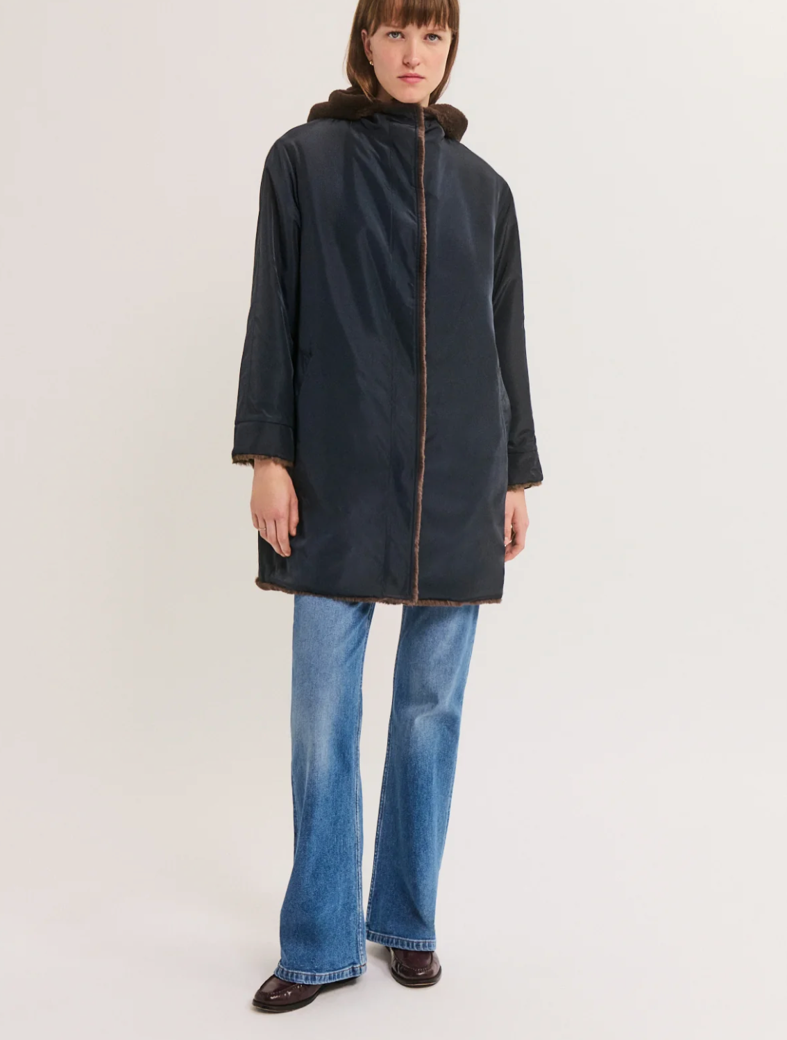 Parka réversible en fausse fourrure - AMIE