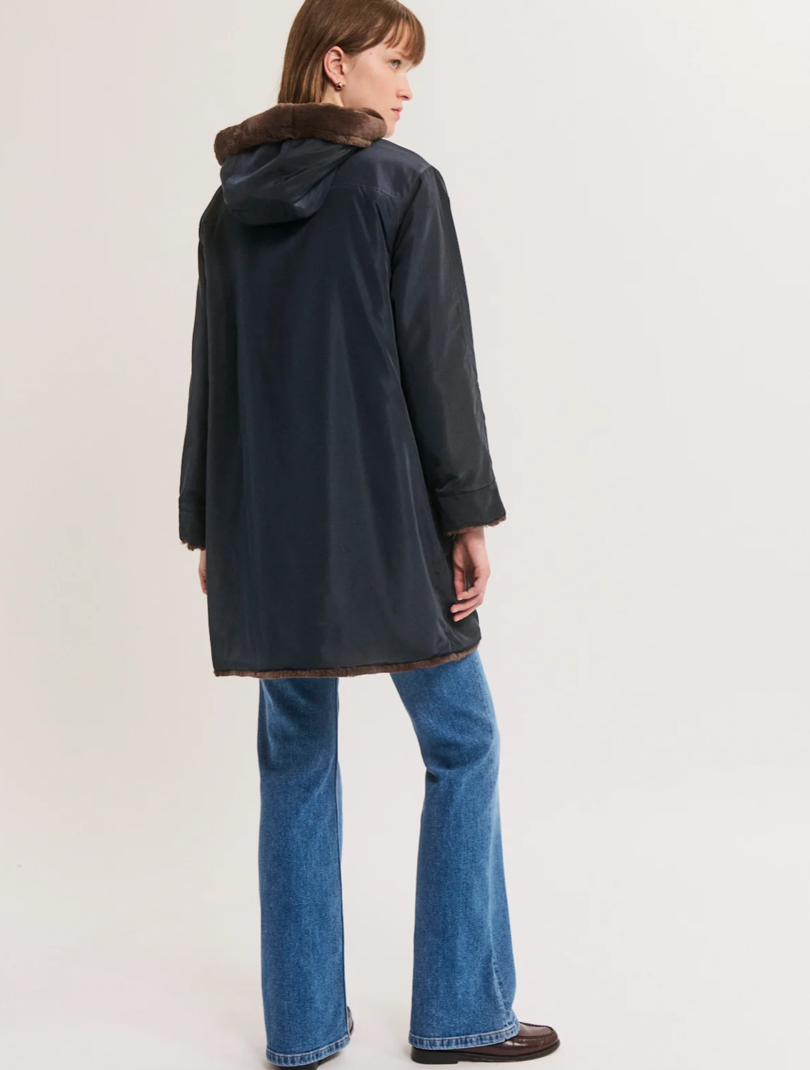 Parka réversible en fausse fourrure - AMIE